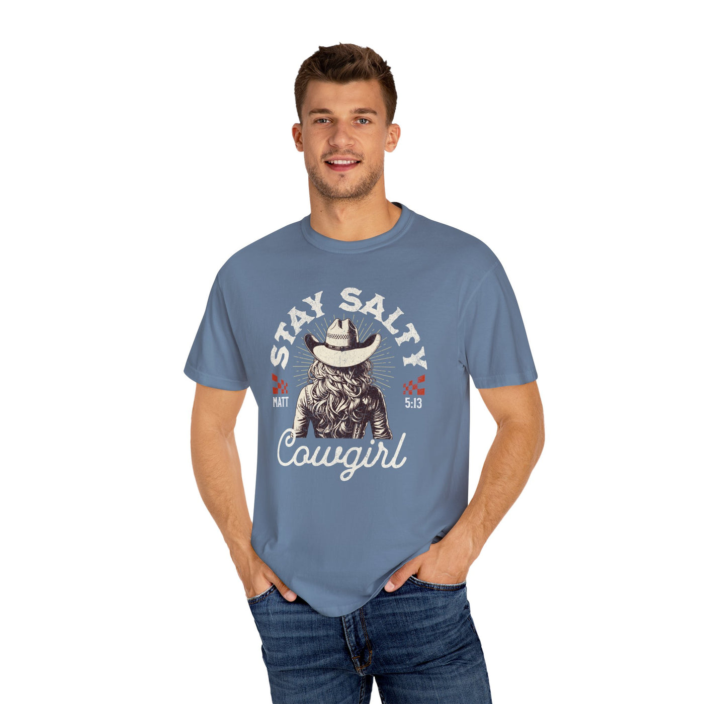 Stay Salty Cowgirl T-Shirt (Comfort Colors)