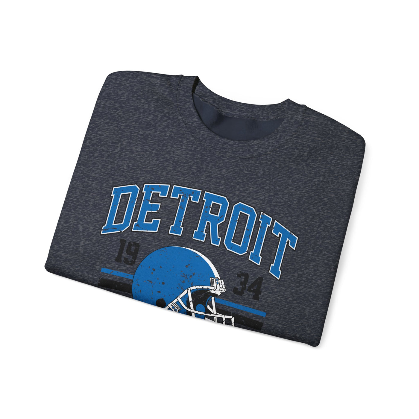 Detroit Football 1934 Distressed Sweatshirt (GILDAN)