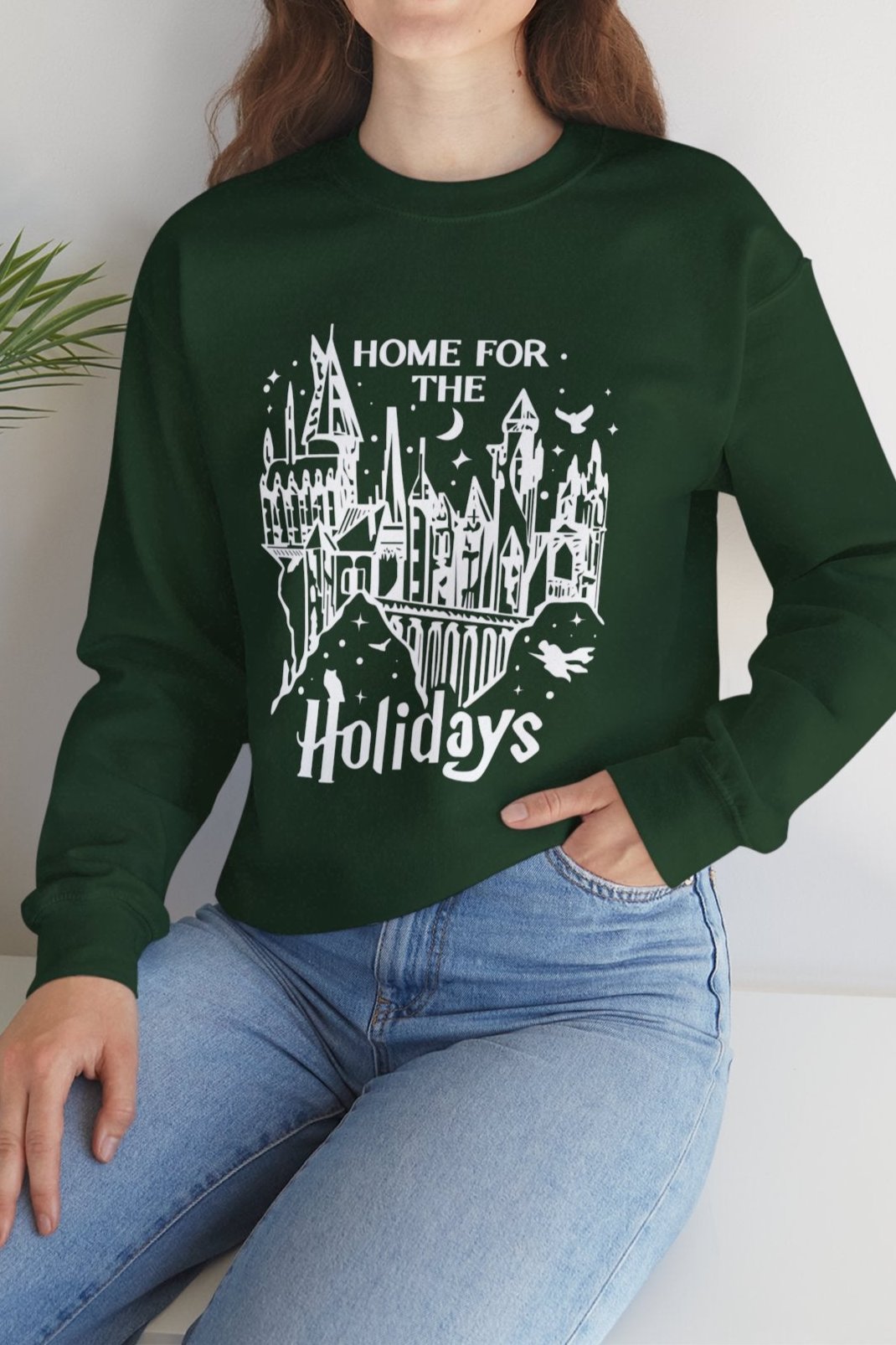 HOME FOR THE HOLIDAYS SWEATSHIRT (GILDAN)