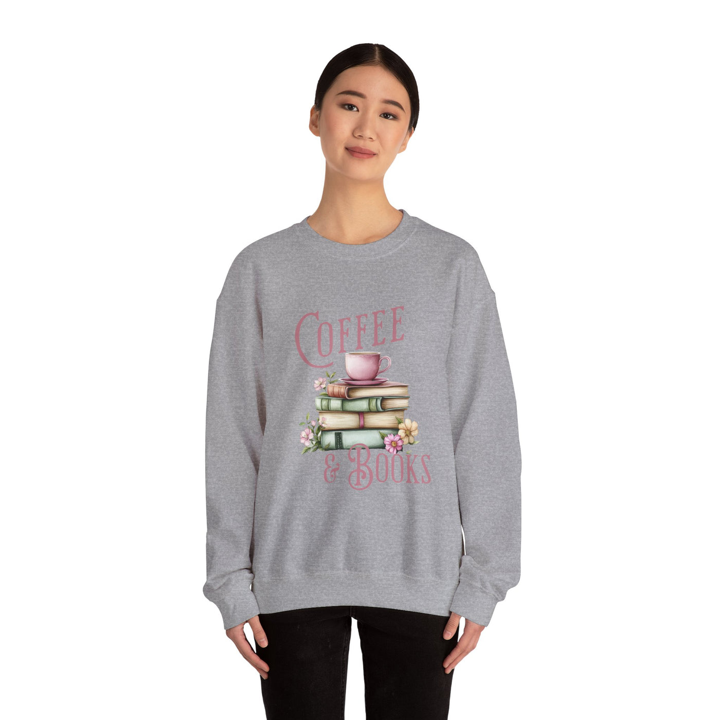 Coffee & Books Sweatshirt (GILDAN)