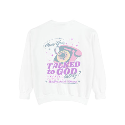 CAN'T WAIT TO HEAR FROM YOU XO GOD 2 SIDED PRINT(COMFORT COLORS)