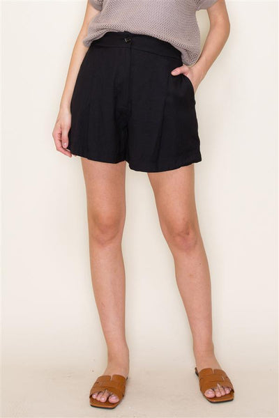 AURORA SHORTS , , It's NOMB , BLACK SHORTS, WIDE LEG BLACK SHORTS , It's NOMB , itsnomb.com