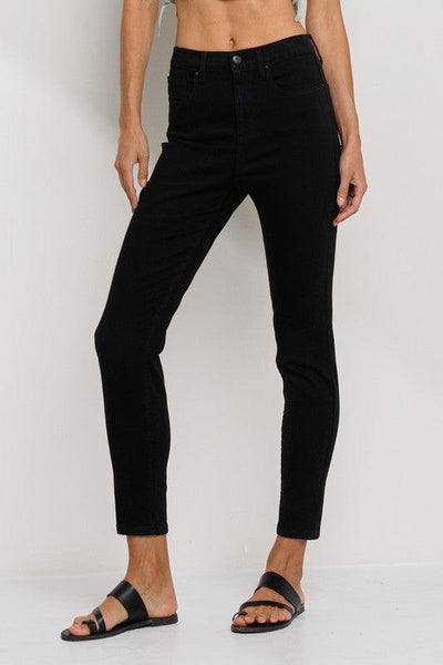 CORA JEANS (SIZE 26 & 27 AVAILABLE) , JEANS , It's NOMB , DENIM, HIGH RISE BLACK JEANS, HIGH RISE DENIM, JEANS, STRETCHY BLACK JEANS, TANK UPSELL , It's NOMB , itsnomb.com