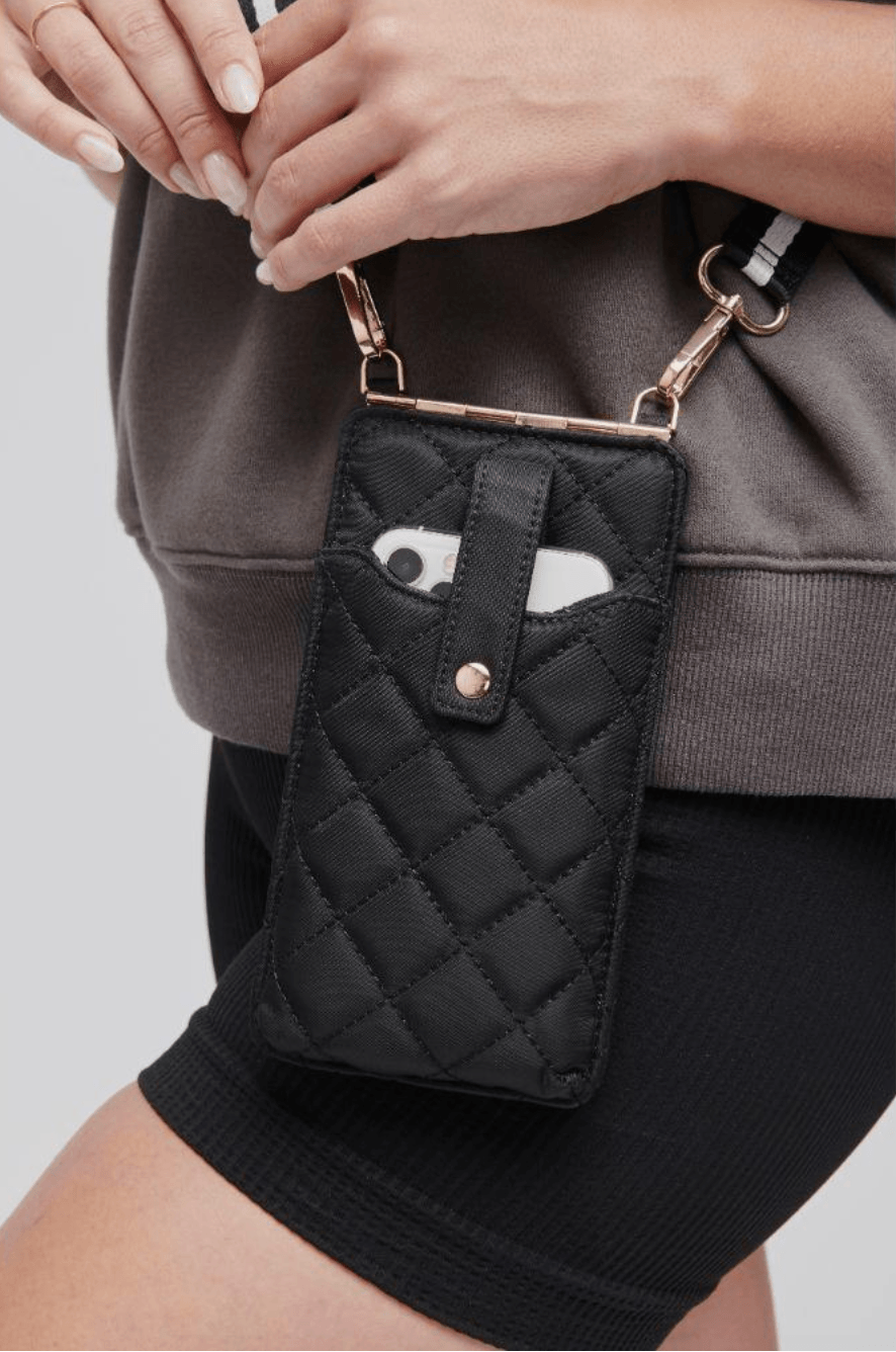 DUALITY QUILTED CELLPHONE CROSSBODY BAG , CROSSBODY BAG , It's NOMB , BANDOLIER, CROSSBODY PHONE BAG, MINI CROSSBODY BAG, SOL AND SELENE, SOL AND SELENE CROSSBODY BAG , It's NOMB , itsnomb.com
