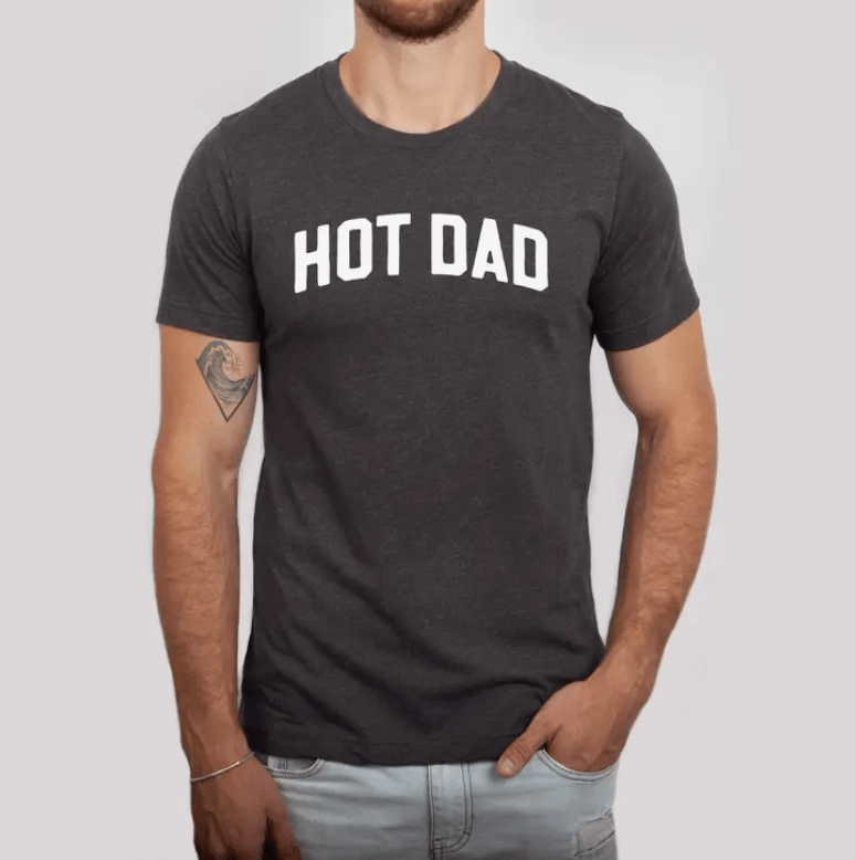 HOT DAD TEE , T-SHIRT , It's NOMB , FATHER'S DAY GIFT, HOT DAD GRAPHIC TEE , It's NOMB , itsnomb.com