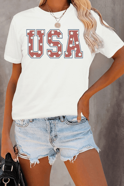 RETRO USA TEE , T-SHIRT , it’sNOMB. The Label , PATRIOTIC TEE, USA TEE, USA TSHIRT , It's NOMB , itsnomb.com